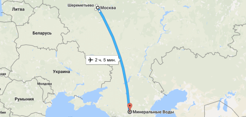 Первый поезд нового рейса из Москвы прибыл в Минеральные Воды