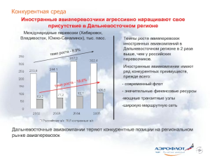 Иностранные авиакомпании увеличивают присутствие на российском рынке