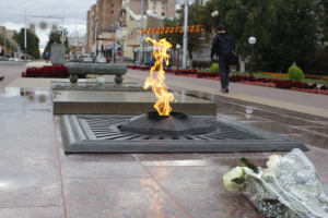 В Калужской области ко Дню Победы установили «маяк памяти»