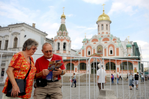 Туристы, участвующие в экспедиции «Путешествие века», посетили Иркутск