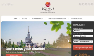 Сеть AZIMUT Hotels станет партнером Visit Russia