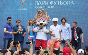 На Красной площади открылся Парк футбола ЧМ-2018?
