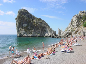 80 процентов отдыхающих в Крыму - россияне