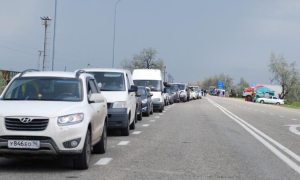 На Керченской переправе снова очереди