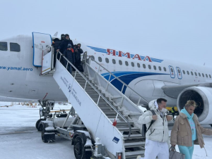 Первый туристический чартер прилетел в Мурманск в этом зимнем сезоне