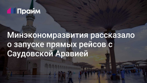 Россия хочет запустить прямые рейсы в Саудовскую Аравию и Индонезию