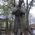 Памятник дворнику, Владимир