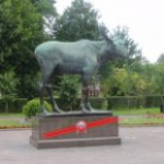 Скульптура лося, Гусев