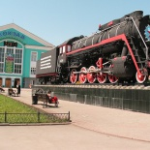 Паровоз-памятник Л-3238, Кемерово