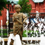 Фонтан Девочка-грибница, Клин
