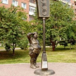 Памятник светофору, Новосибирск
