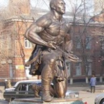 Памятник Александру Зассу (Русскому Самсону)