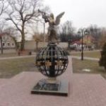 Памятный знак Ангел мира, Правдинск