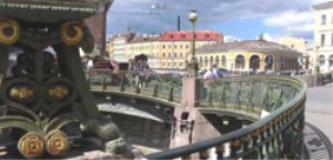 Театральный мост в Санкт-Петербурге