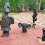 Памятник Крокодил Гена, Раменское