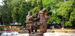 Кремлевский парк в Новгороде
